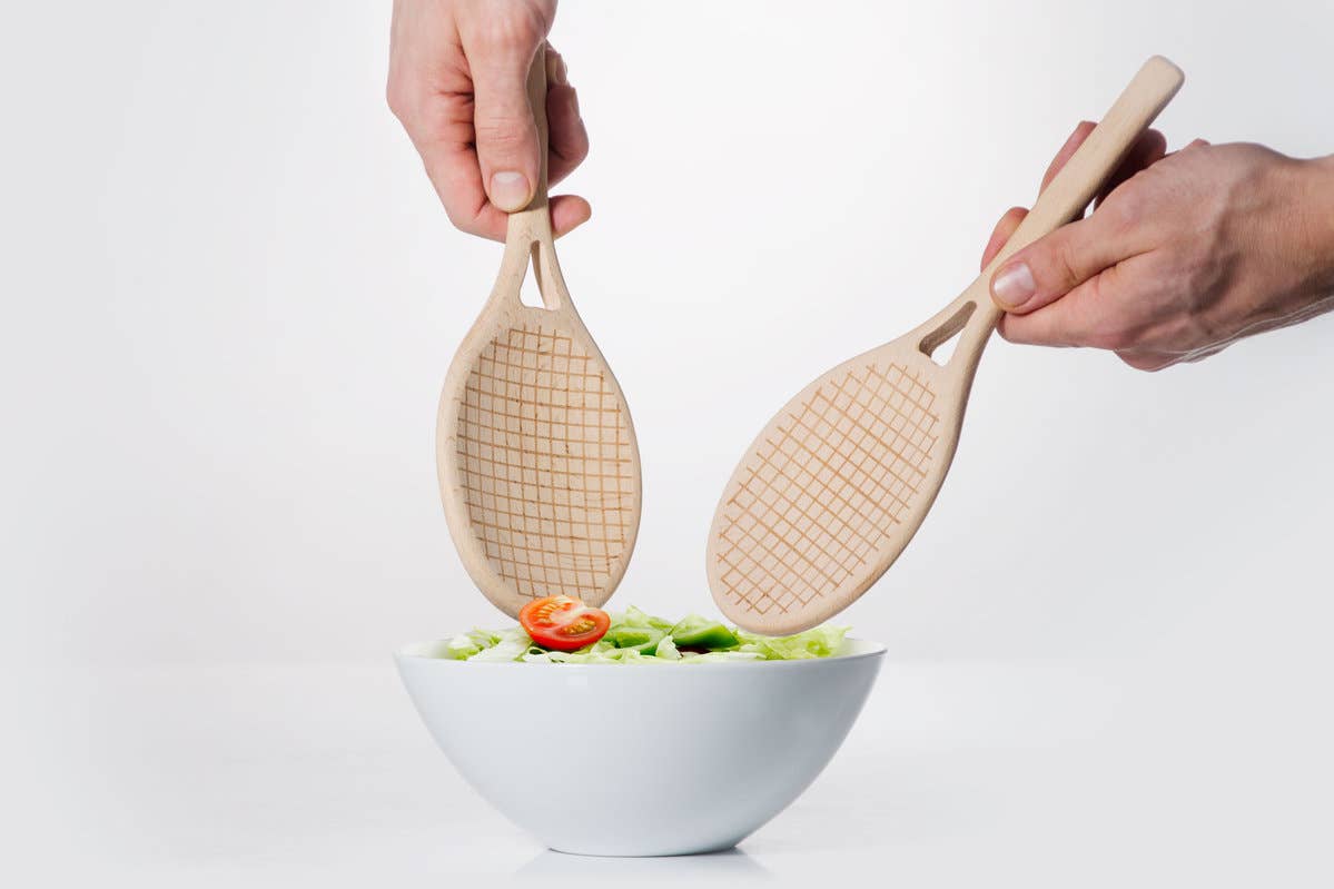 Tennis Salad Servers