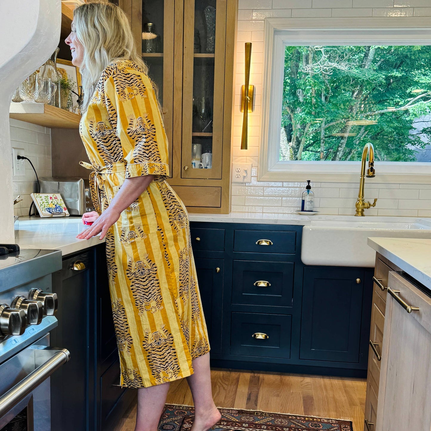 Block Printed Robe