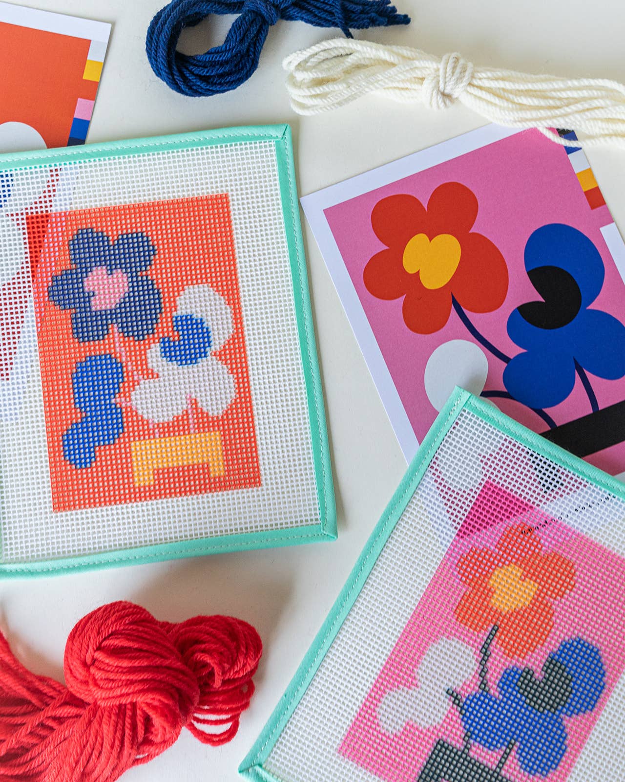 Mickebana Trio Needlepoint Kit for Kids