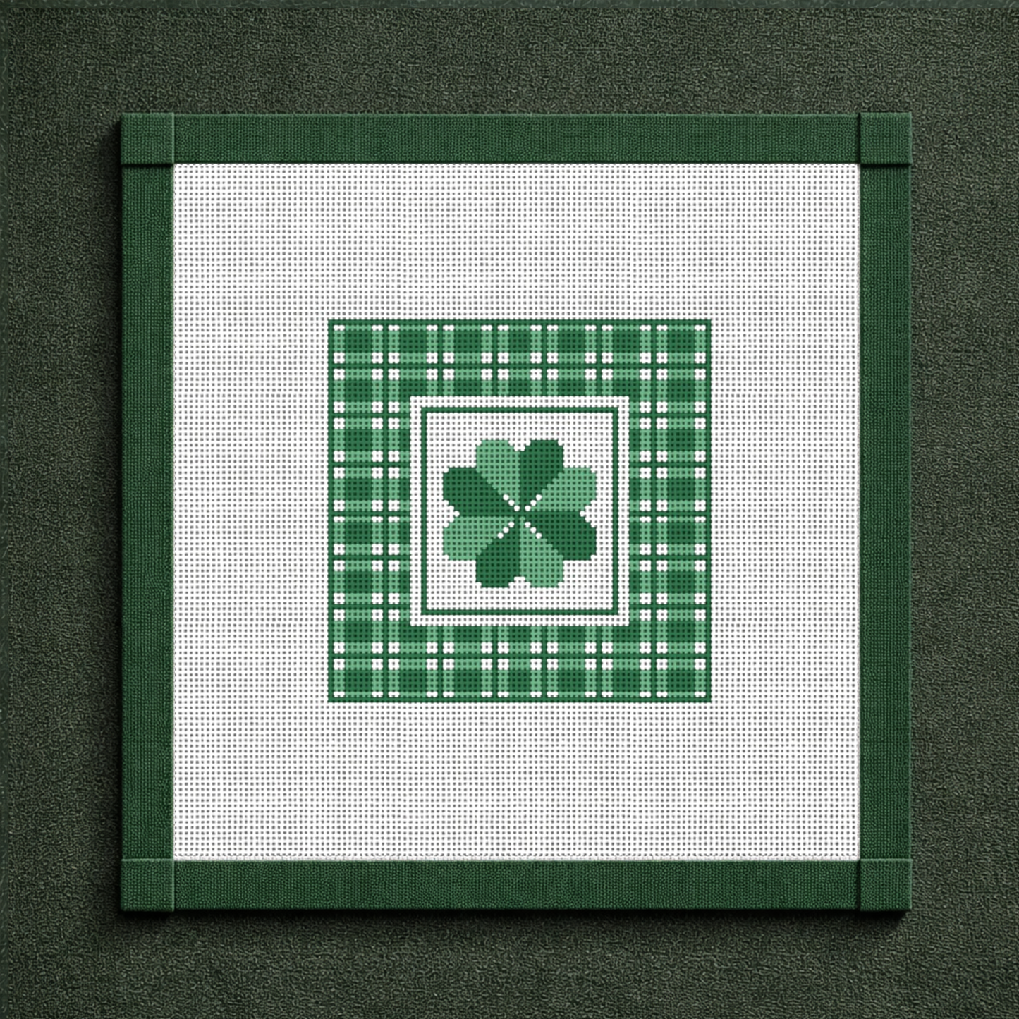Beginner's Luck of the Irish: 4 x 4 inches / Canvas Only