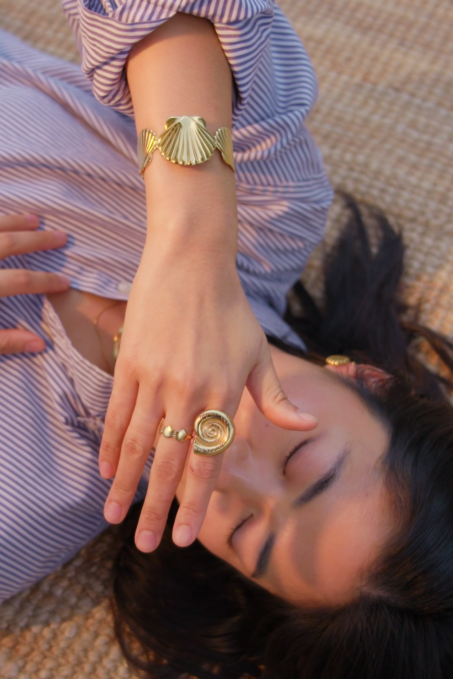 Son of a Beach Cuff - 18K Gold Plated