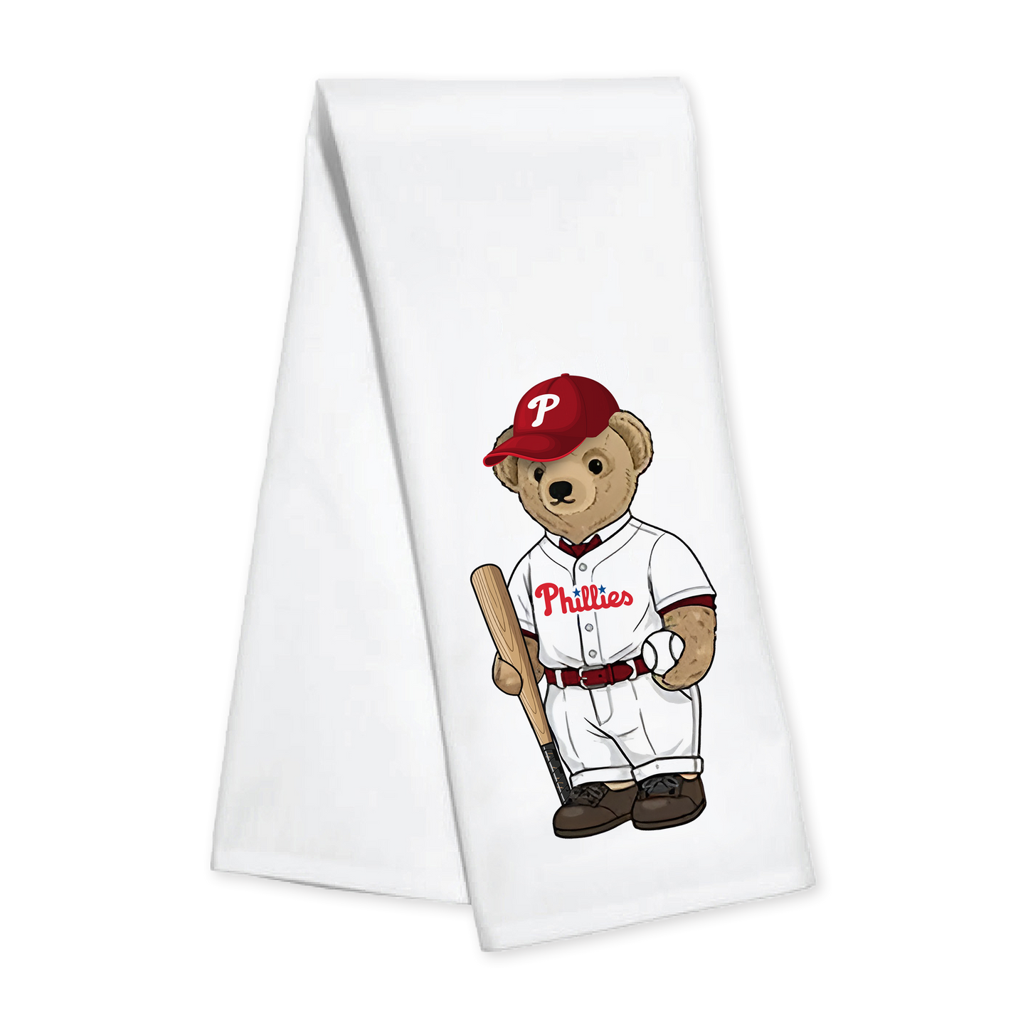 Baseball Bear Phillies - Tea Towel