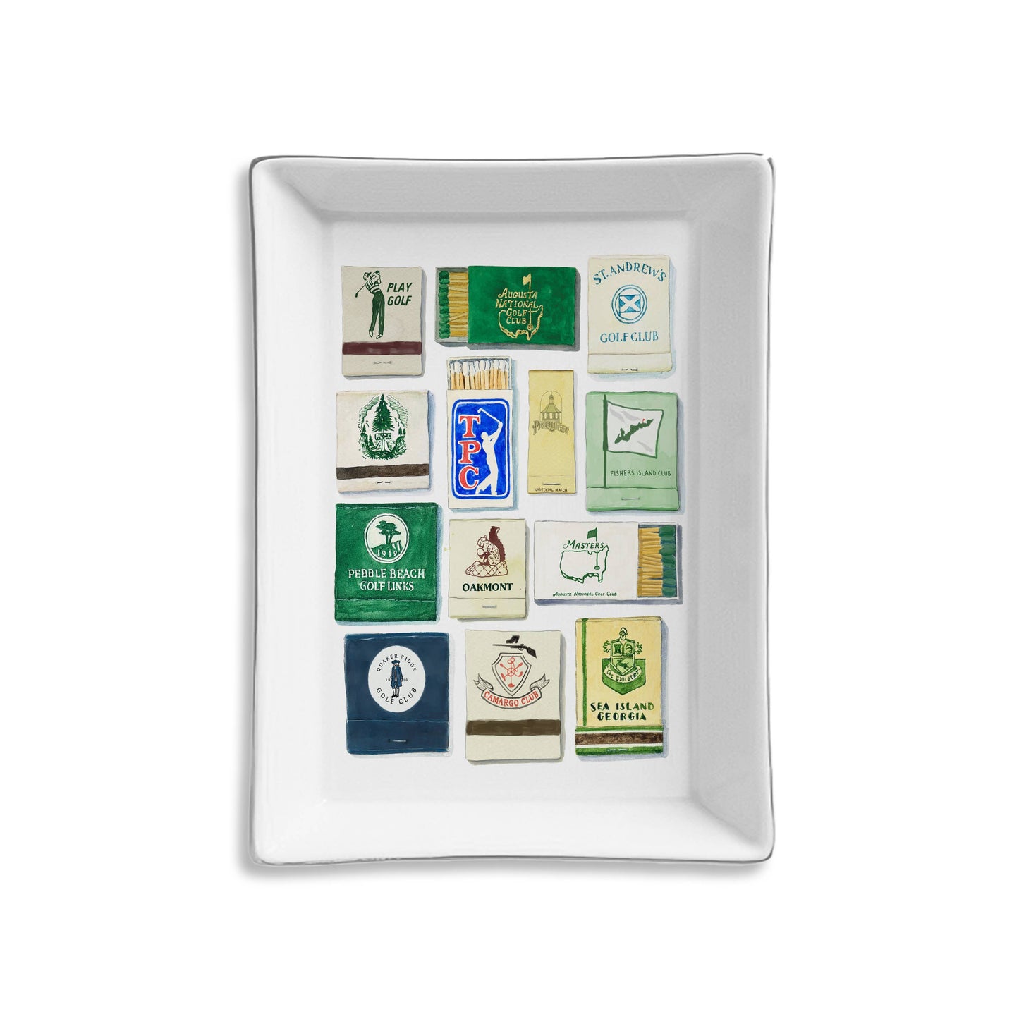 Golf Matches - Ceramic Tray