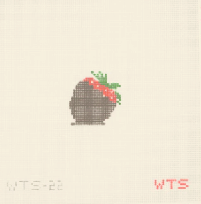 Chocolate covered strawberry needlepoint