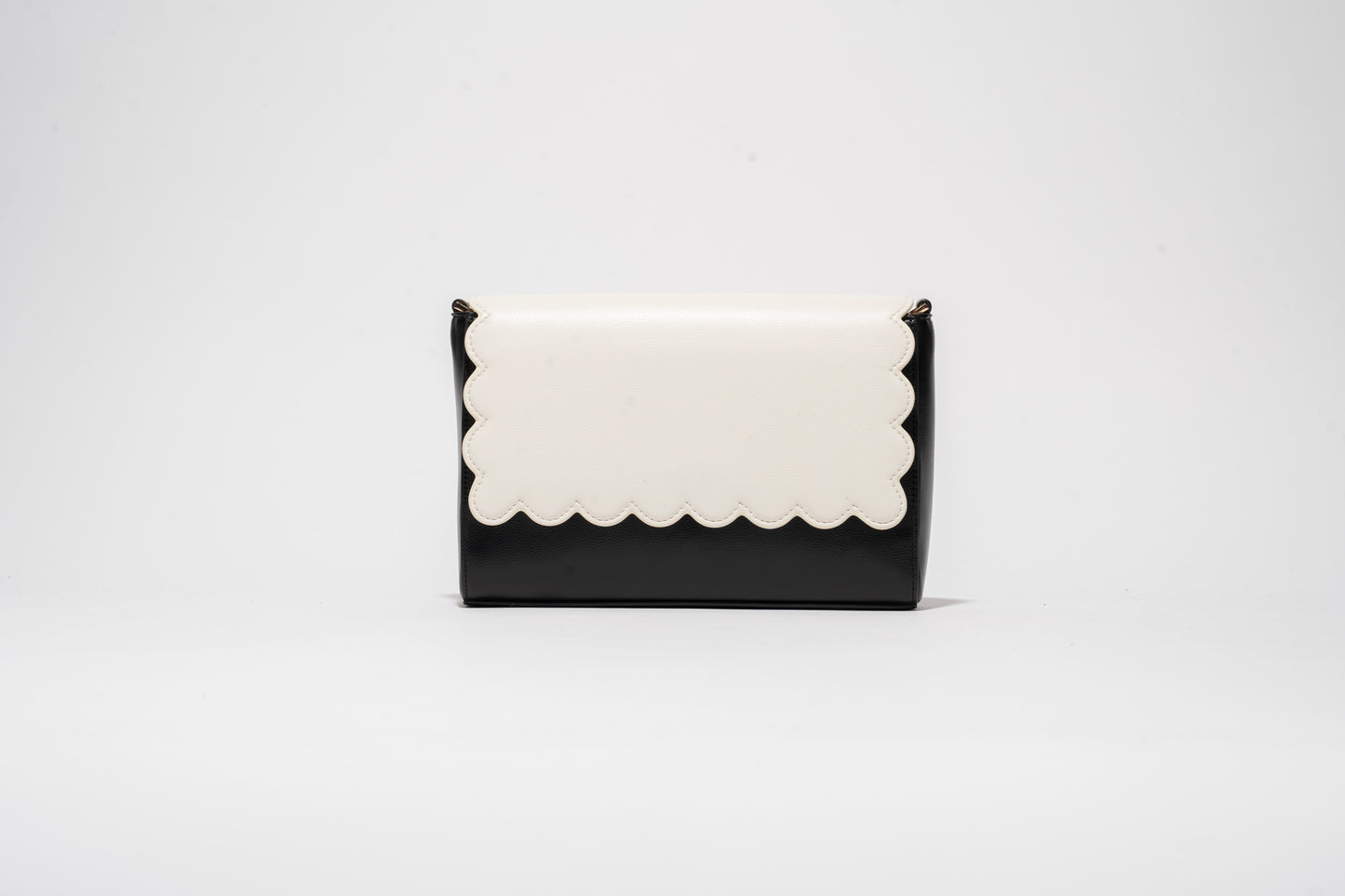 Convertible Clutch Crossbody - Black/Cream