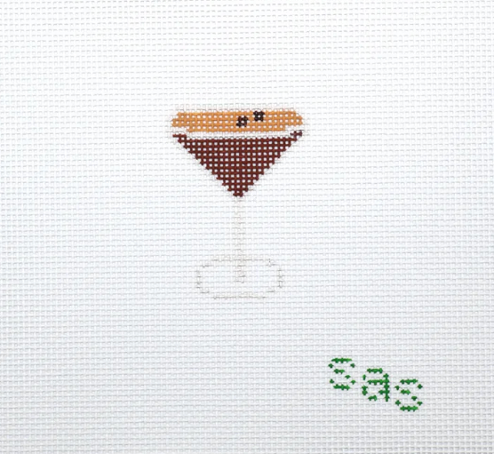 Espresso Martini Needlepoint Canvas