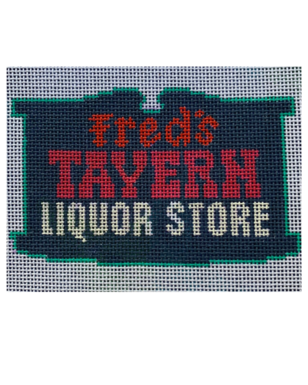 Fred's Tavern Avalon Needlepoint Canvas