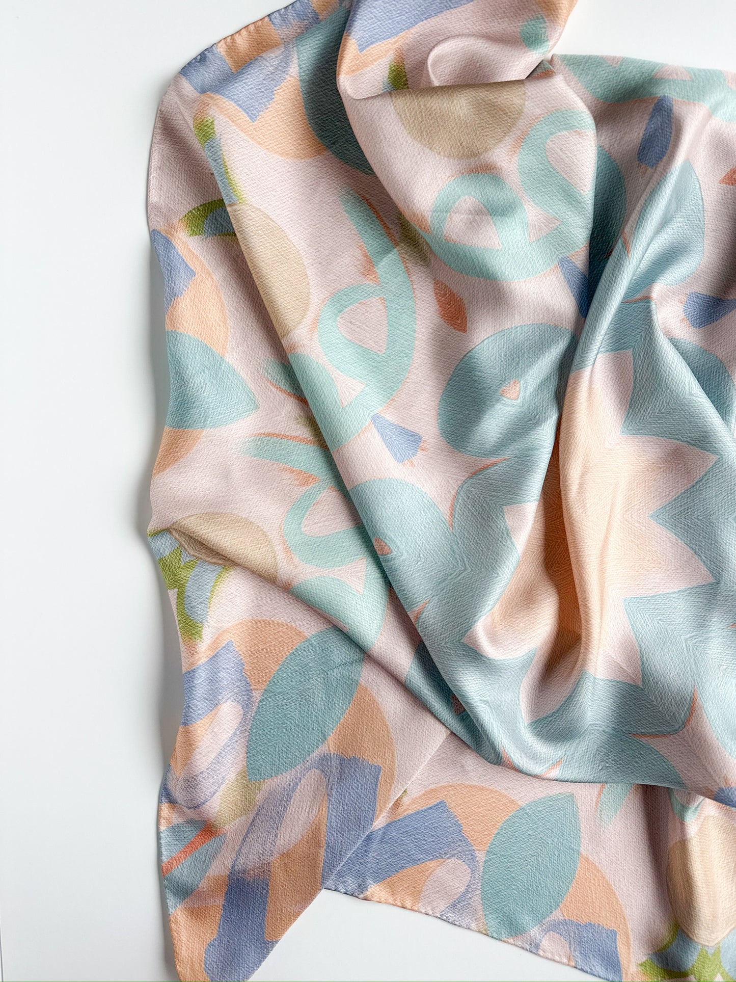 Samantha Jezek Art x B. Hartzell - Kaleidoscope Silk Scarf - PRE-ORDER - SHIPS IN NOVEMBER