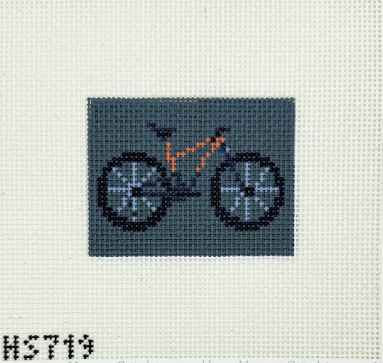 Bike - Needlepoint Beginner Luggage Tag Kit