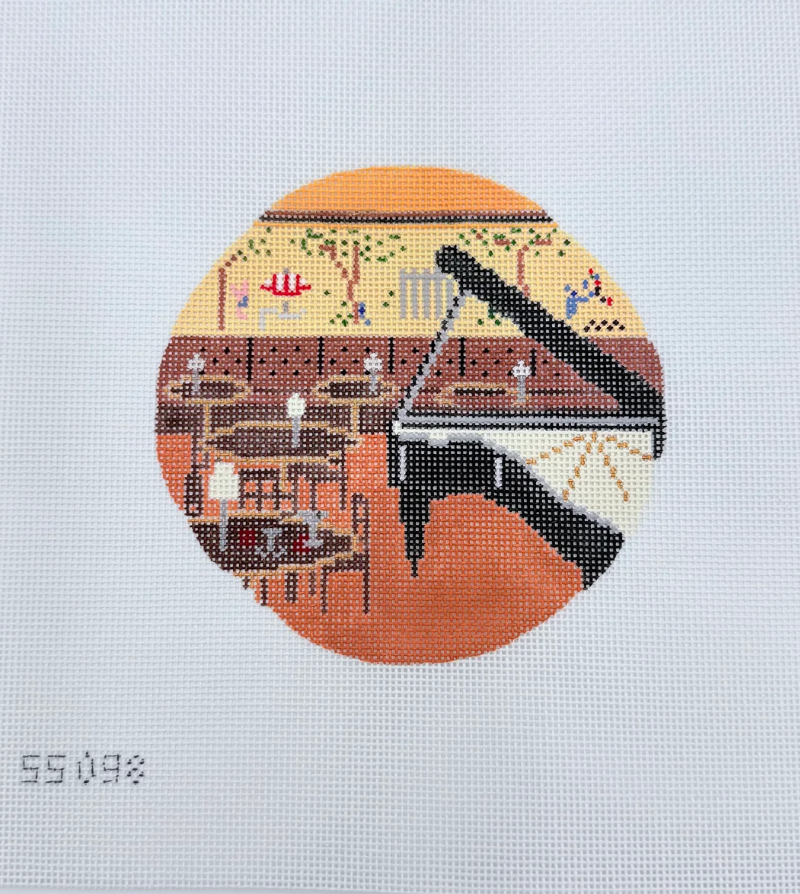 Bemelman's Bar - 18 Mesh Needlepoint Canvas
