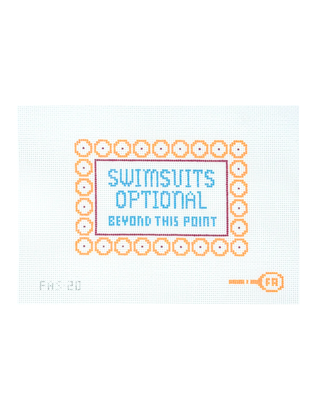 Swimsuit Optional - Needlepoint