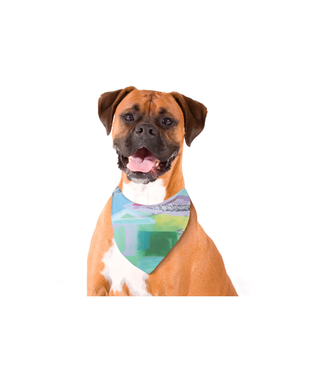 Samantha Jezek Art x B. Hartzell - Abstract Scarf for Dogs- PRE-ORDER - SHIPS IN NOVEMBER
