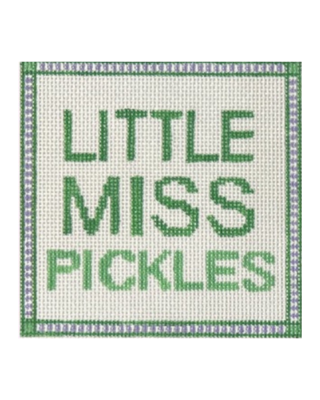 Little Miss Pickles - 18 Mesh Needlepoint