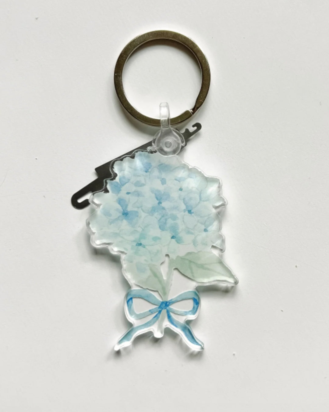 Acrylic Hydrangea with Bow Needle Threader