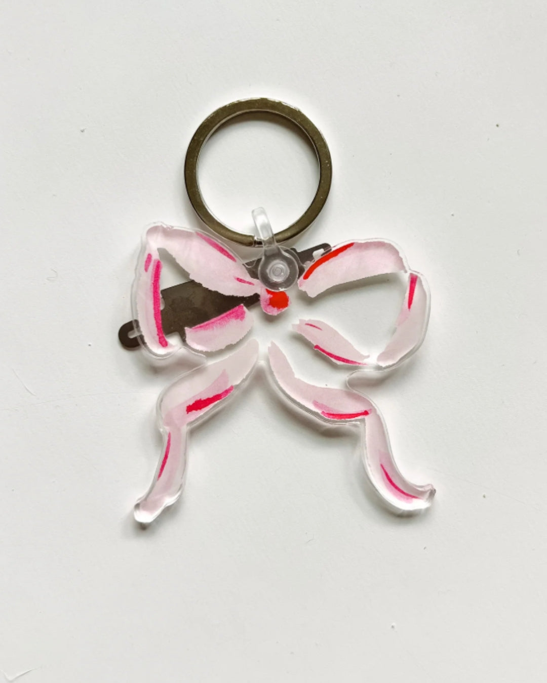 Acrylic Pink Bow Needle Threader