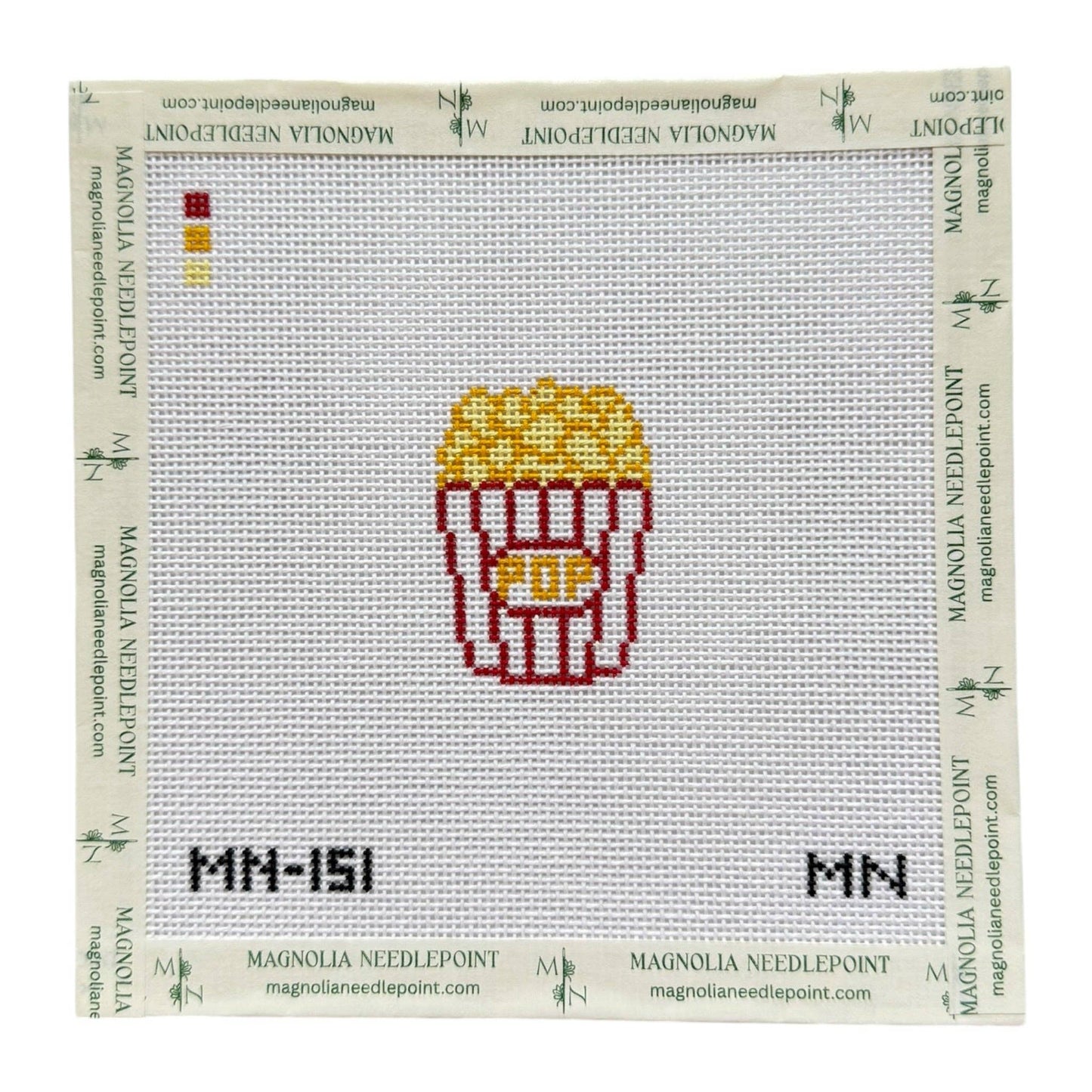 Popcorn Mini - 18 Mesh Needlepoint Canvas