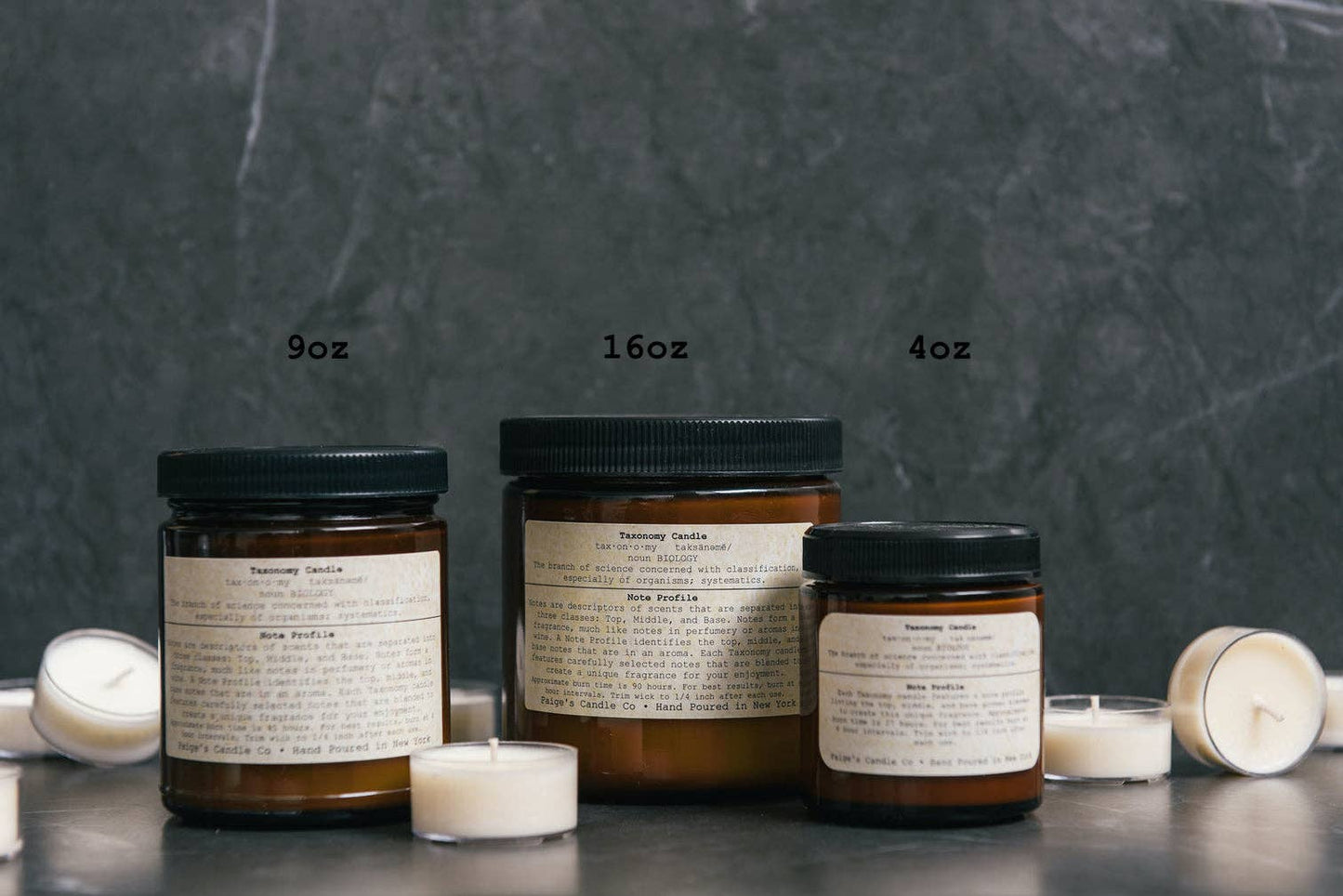 Whiskey Neat Taxonomy Candle: 9oz