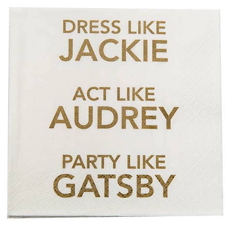 Dress Like Jackie - Cocktail Napkins