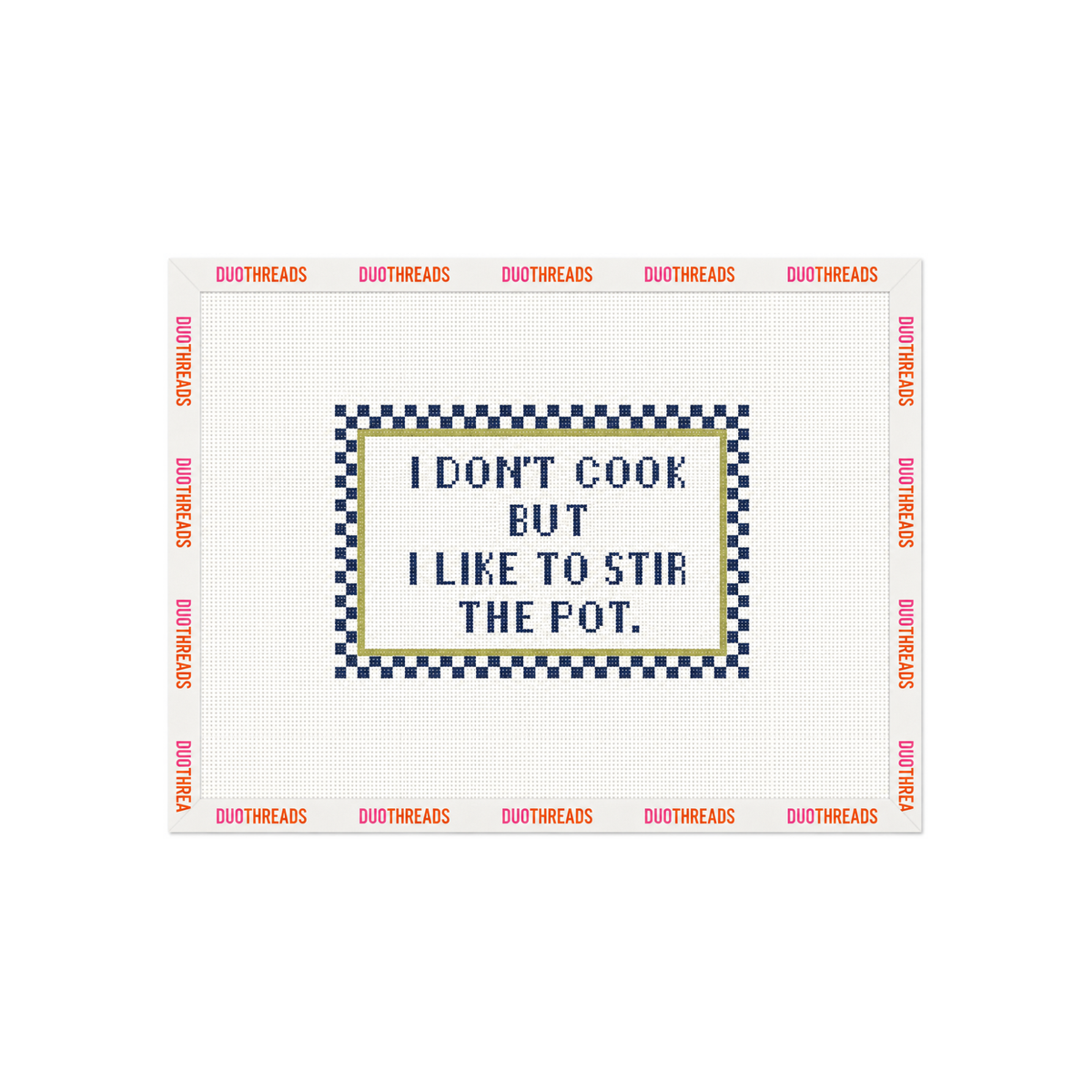 Pot Stirrer  - 18 Mesh Needlepoint Canvas