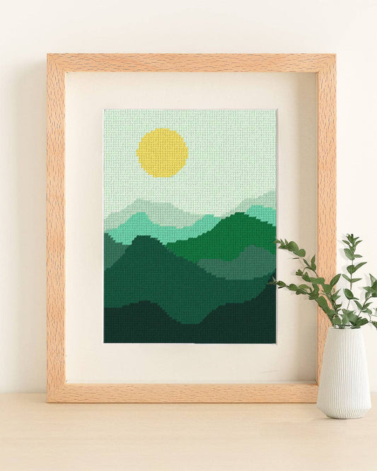 Green Mountains Needlepoint Kit