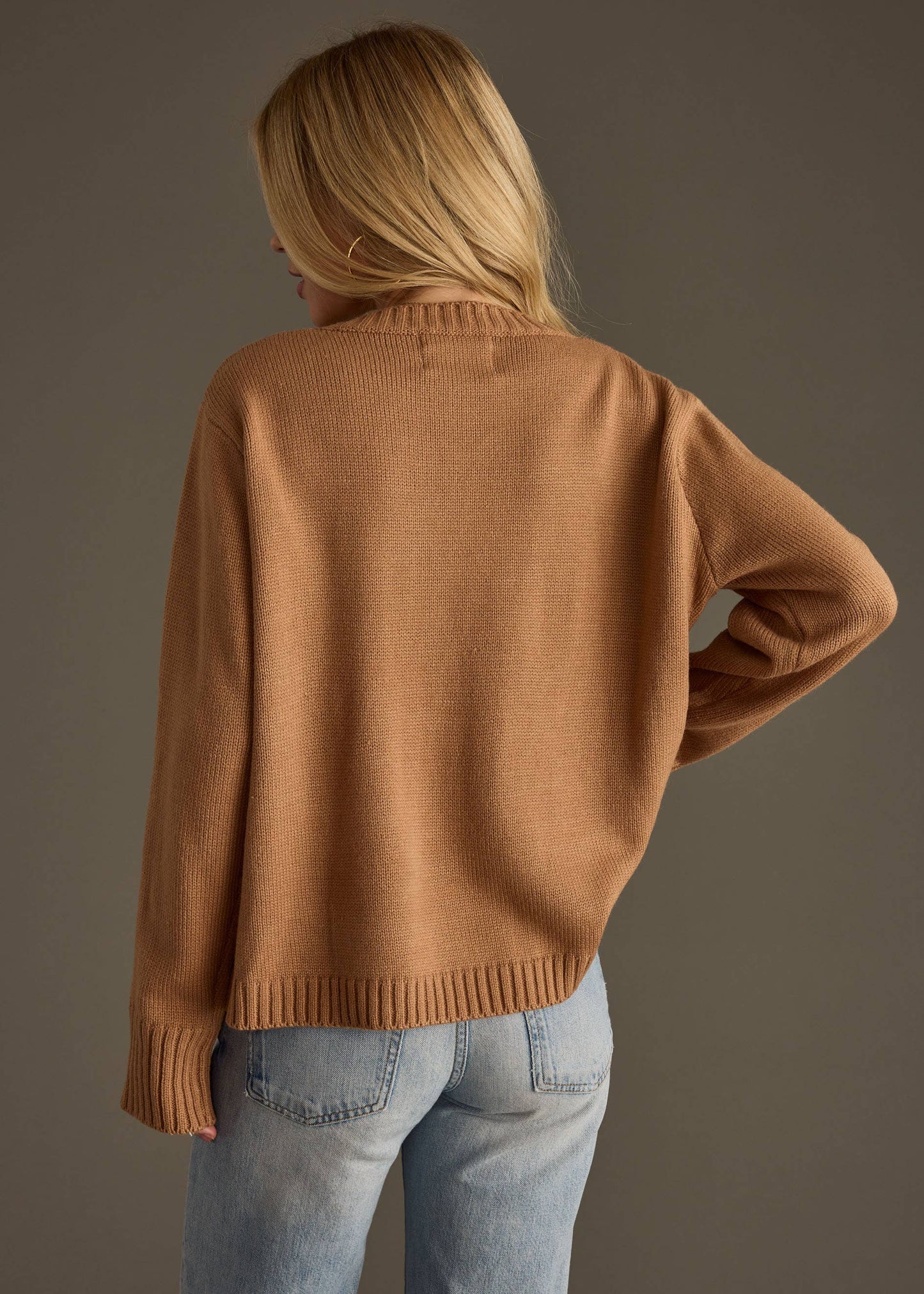 Lt. Brown Coffee Weather Sweater