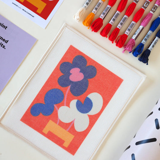 Mickebana Trio Beginner Needlepoint Kit