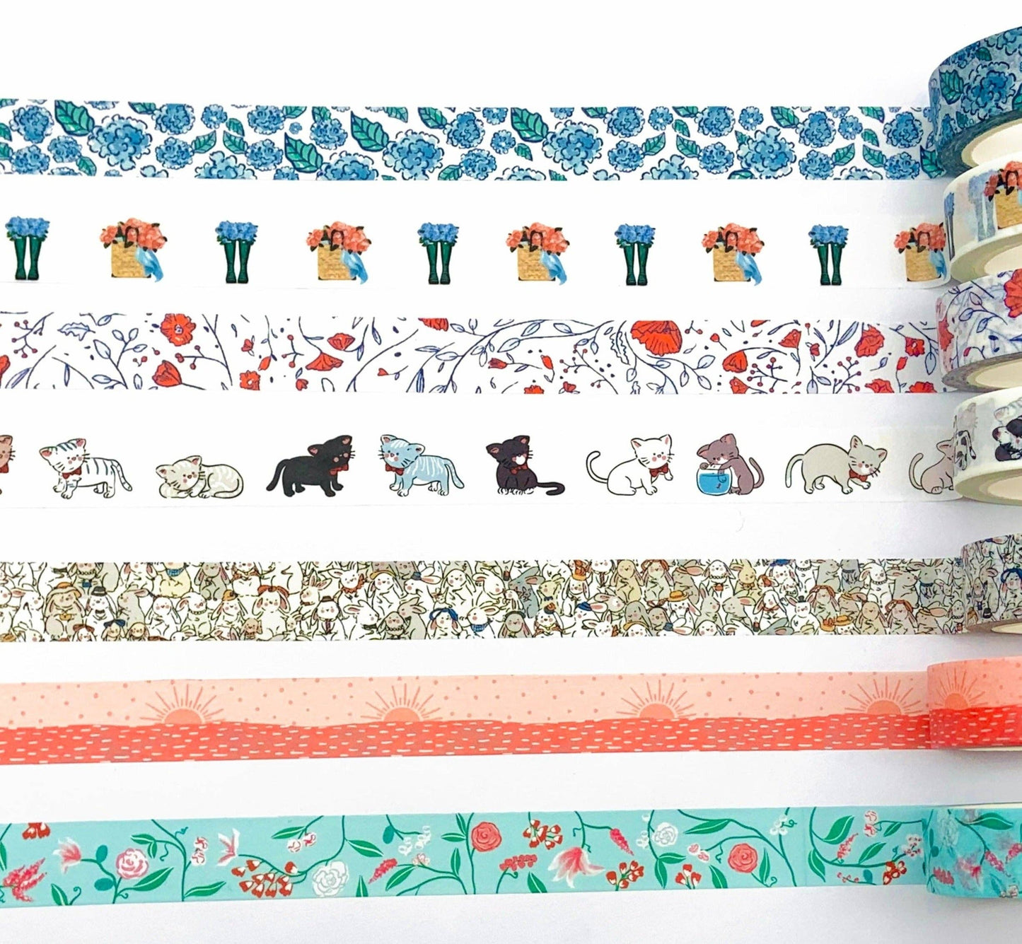 Blue Hydrangea Washi Tape