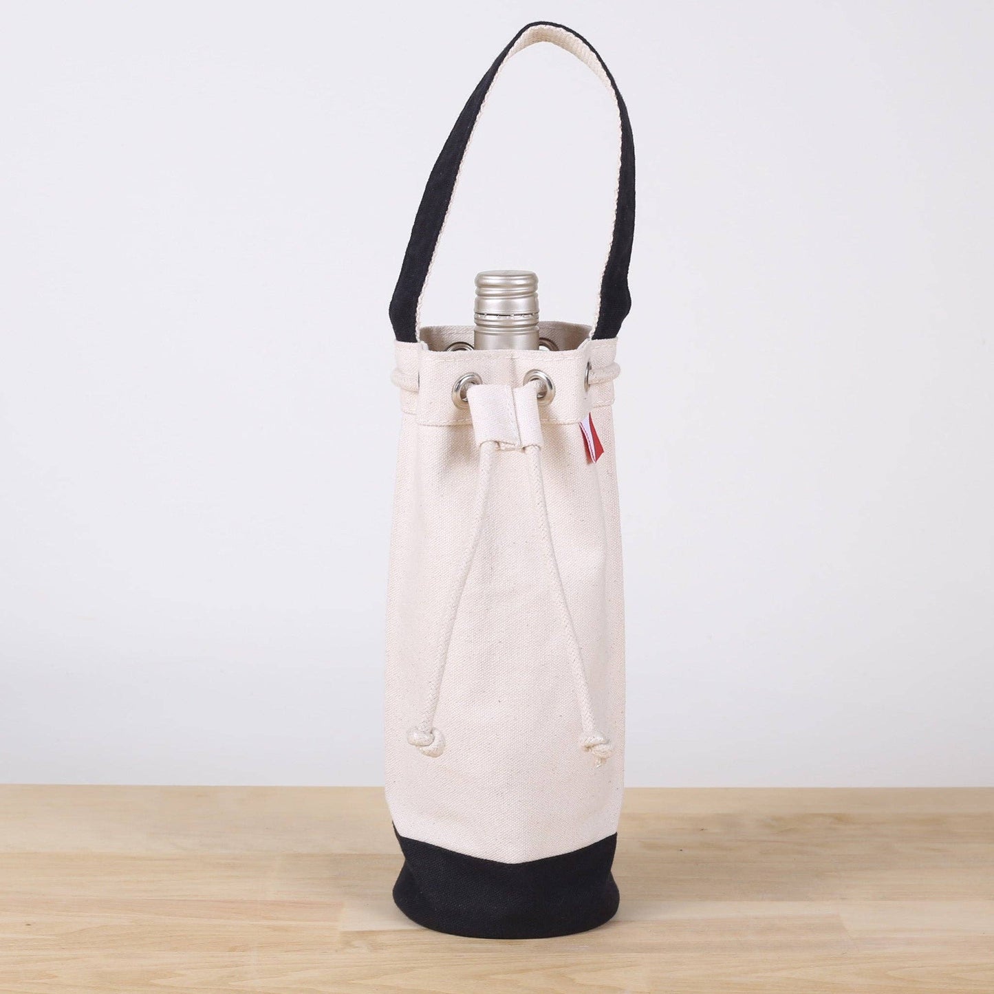 Black: Single Bottle Wine Champagne Bag
