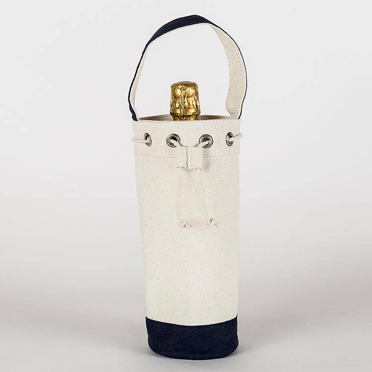 Navy: Single Wine Canvas