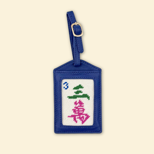 Three Crak -  Needlepoint Luggage Tag Beginner Kit