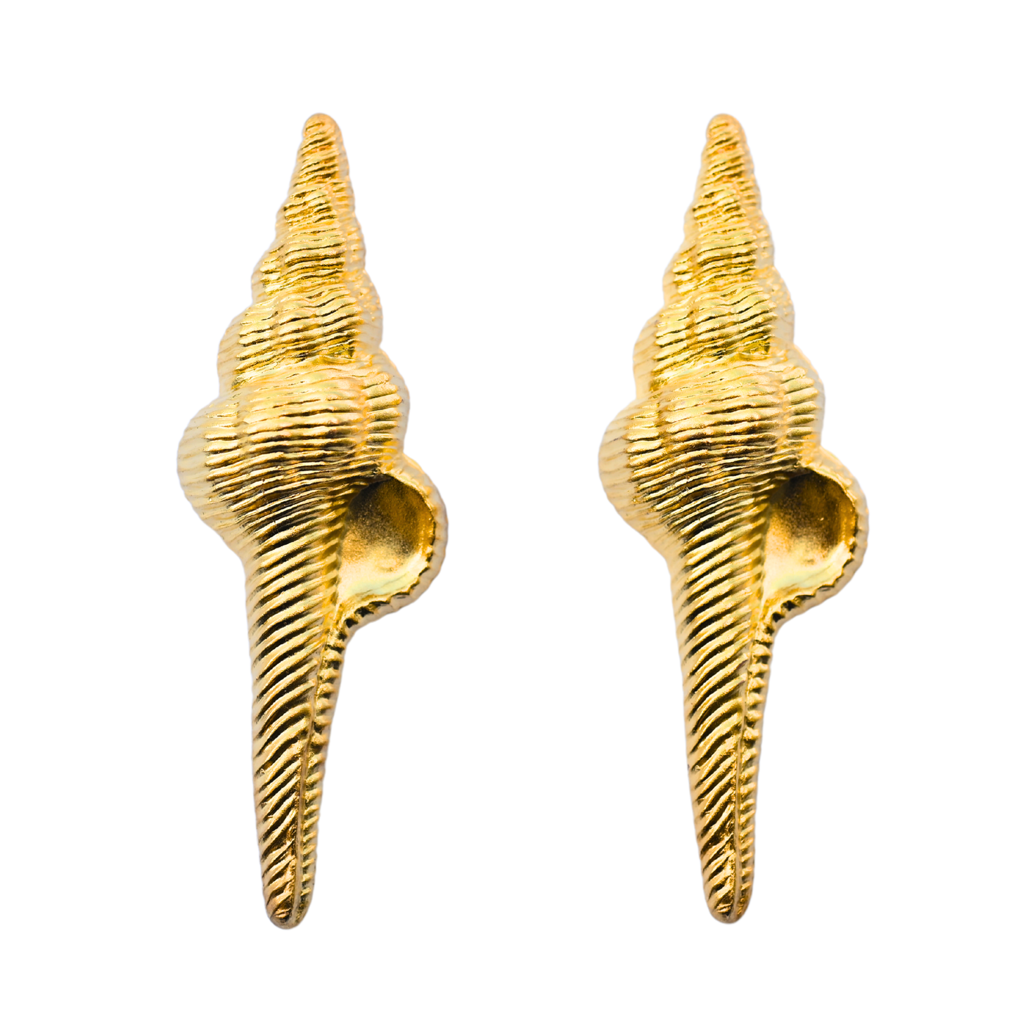 The Pink Reef Conch Shell Earring