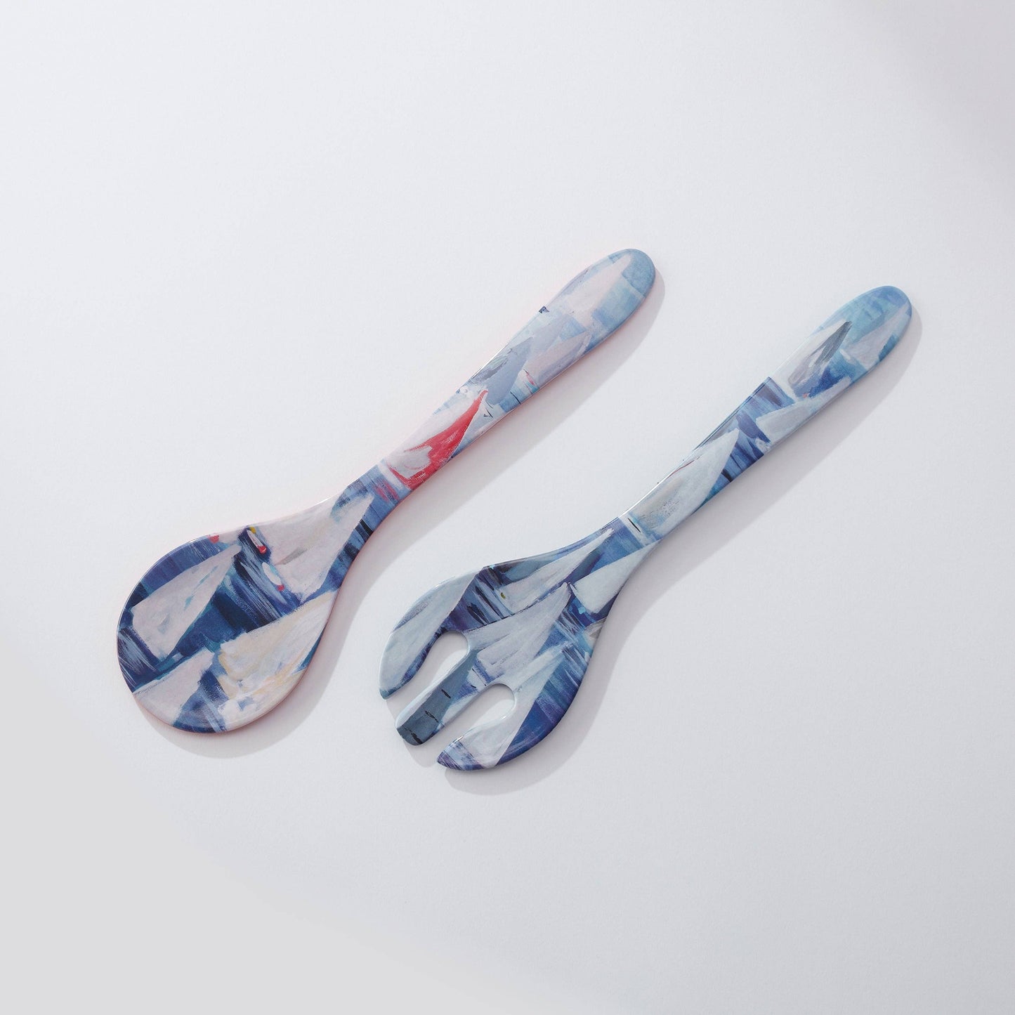 Melamine Salad Utensils - Race Day