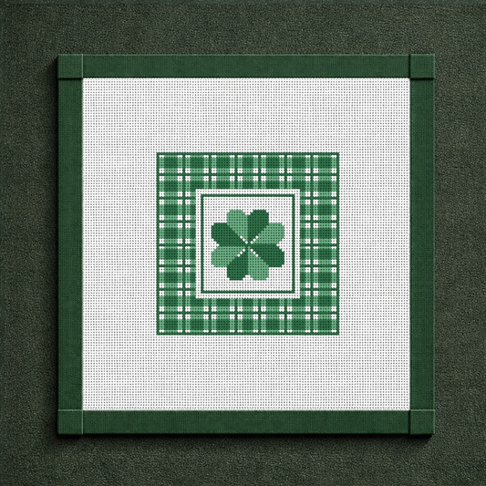 Beginner's Luck of the Irish: 4 x 4 inches / Canvas Only