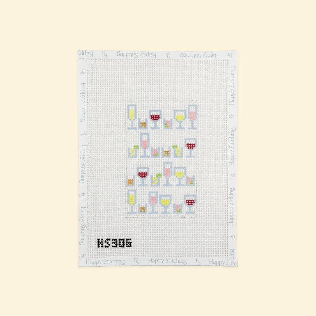 Cocktail Celebration - Beginner Needlepoint Eyeglass Kit