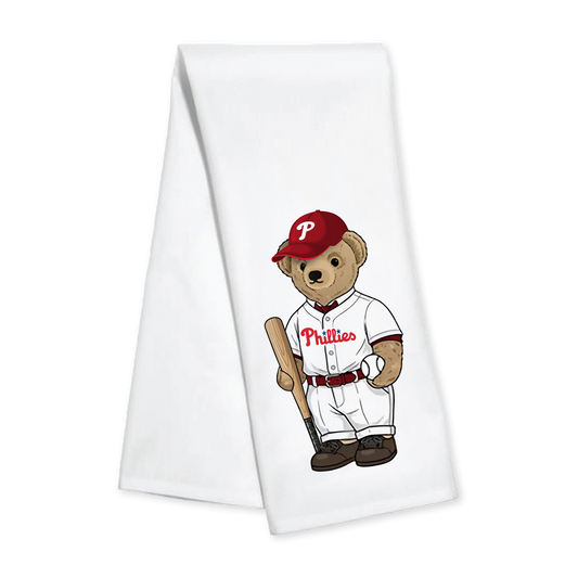 Baseball Bear Phillies - Tea Towel