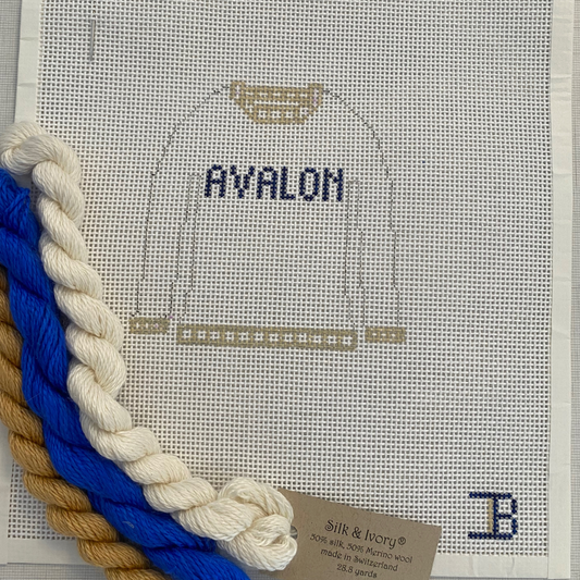 Avalon Sweater Needlepoint Canvas