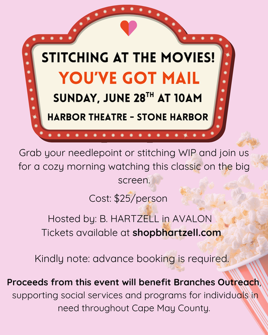 STITCHING AT THE MOVIES- YOU'VE GOT MAIL - STITCH MORNING - JUNE 28th 10AM