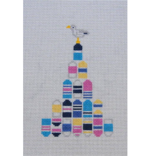 Buoy Christmas Tree Needlepoint