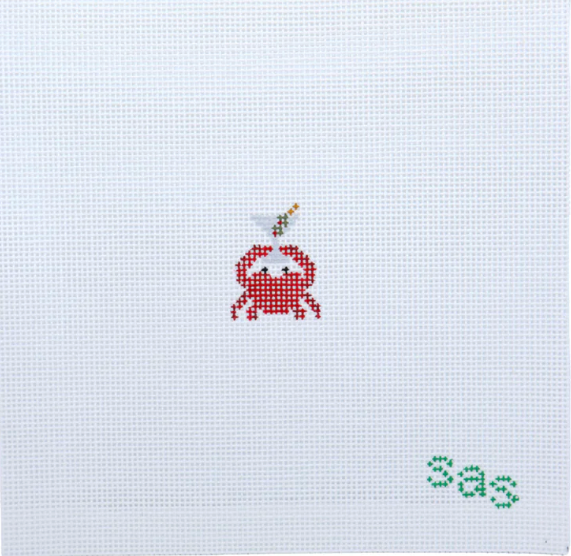 Crab-tini Needlepoint Canvas