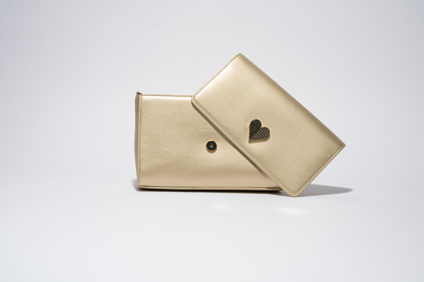 Convertible Clutch Crossbody - Gold/Gold