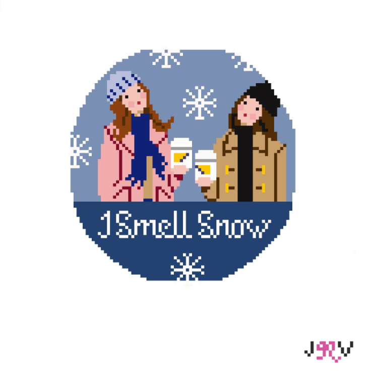 Gilmore Girls - I Smell Snow Needlepoint Canvas