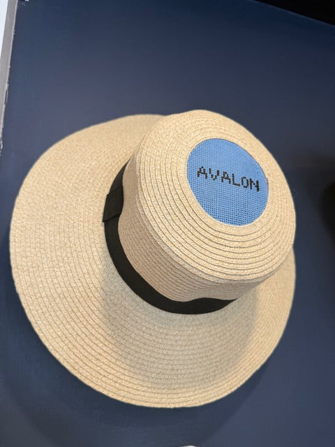 Avalon - Needlepoint Hat - Blue