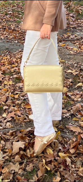 Convertible Clutch Crossbody - Gold/Gold