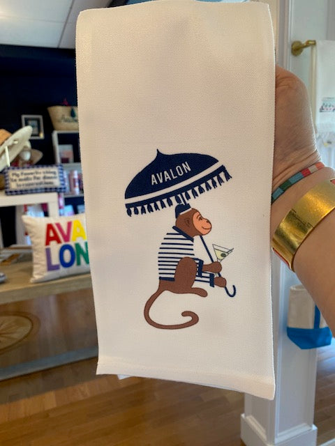 Martini Monkey - Avalon  Kitchen Towel