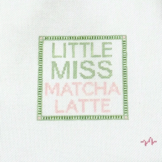 Little Miss Matcha Latte - 18 Mesh Needlepoint