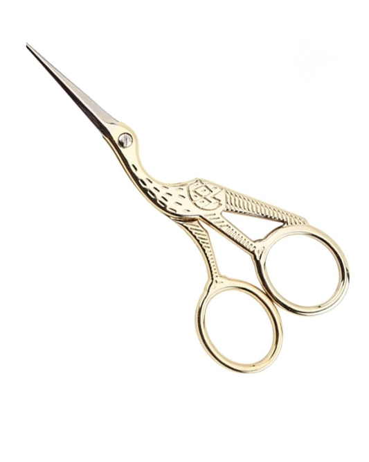 Gold Crane Scissors