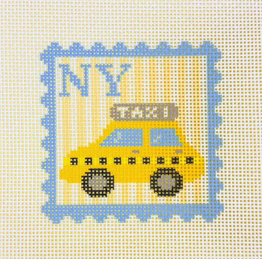 NY Stamp Needlepoint 