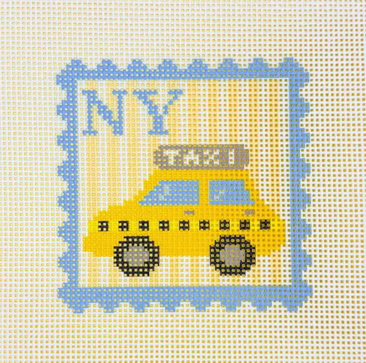 NY Stamp Needlepoint 