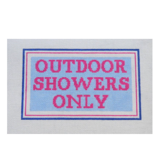 Outdoor Showers Only - Pink Needlepoint