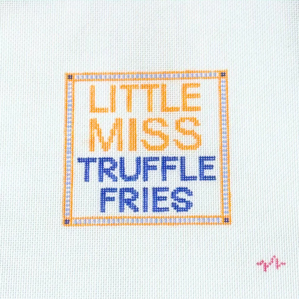 Little Miss Truffle Fries - 18 Mesh Needlepoint